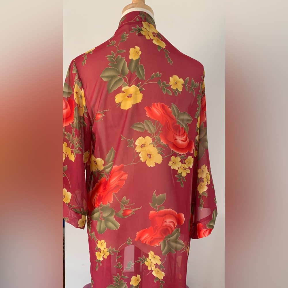 Romeo + Juliet Couture Long Fringed Kimono - Picture 8 of 8